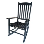 Mainstays Outdoor Wood Porch Rocking Chair, Black Color, Weather Resistant Finis New. Price: $85.99.