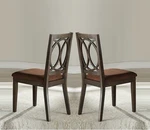 Classic Transitional Style Dining Chairs 2PC Set Espresso Finish Wood Frame Br New. Price: $357.66.