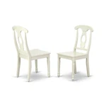 East West Furniture Napoleon 10" Wood Dining Chairs Linen White (set Of 2) New. Price: $201.00.