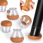 Chair Leg Protectors For Hardwood Floors Felt Furniture Pads Silicone Caps New. Price: $11.66.