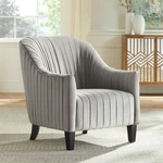 Liam Gray Pleated Occasional Chair New. Price: $549.99.