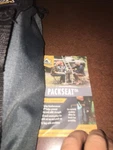 Gci Packseat Quick Set Up Chair New Carrying Bag Collapsible Black Travel. Price: $24.99.