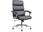 Hi-back Chair Leather/black New. Price: $362.99.