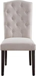 Open Box Acme Gerardo Fabric Tufted Dining Side Chair Beige Linen $300 OS25. Price: $129.99.