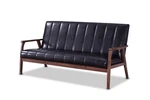 Baxton Furniture Studios Nikko Mid-century Modern Scandinavian Style Faux Lea... New. Price: $482.40.