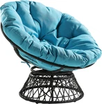 Osp Home Furnishings Wicker Papasan Chair With 360-DEGREE Swivel, 40 X New. Price: $223.36.