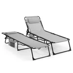 Unovivy Outdoor Chaise Lounge Chairs Set Of 2, Portable Folding Pool C... New. Price: $144.25.