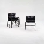 1998 Knoll Handkerchief Chairs By Massimo & Lella Vignelli Black 12X Available Used. Price: $425.00.