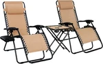 Amazon Basics Zero Gravity Lounge Set 2-PACK Outdoor Reclining W/ New. Price: $82.90.