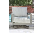 Ashley Furniture Moonlight View Outdoor Swivel Chair With Cushion P695-821 New. Price: $799.99.