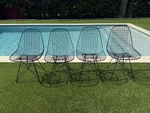 Eames DKR-2 Eifel Tower Chairs Set Of 4 Used. Price: $1500.00.