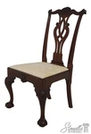 68773: Baker Colonial Williamsburg Mahogany Philadelphia Rococo Side Chair Used. Price: $795.00.