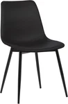 Monte Mid Century Modern Black Faux Leather Accent Chair With Metal Legs New. Price: $185.99.