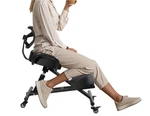 Ergonomic Kneeling Chair With Back Support, Adjustable For Home Fixed Feet New. Price: $80.00.