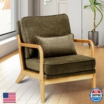 Malol Mid-century Accent Solid Wood Frame Reading Relaxing Armchair New. Price: $203.45.