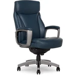 La-z-boy Arcadian Ergonomic Bonded Leather Swivel Executive Chair, Blue (51447) New. Price: $149.98.