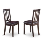 East West Furniture Antique 39" Leather Dining Chairs Cappuccino (set Of 2) New. Price: $165.50.