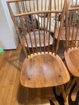 Set Of 4 Ethan Allen Birdcage Side Chairs Circa 1776 Maple 18 6801 Made In Usa Used. Price: $300.00.