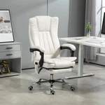 Massage Office Chair, High Back Reclining Desk White New. Price: $106.99.