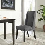 Modway Modern Parsons Nailhead Trim Upholstered Fabric Dining Chair Gray New. Price: $102.84.