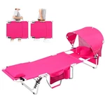 Minndudu Oversized Tanning Chair Xl 330 Lb Padded Canopy Pink New. Price: $209.99.