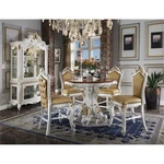 Acme Picardy Faux Leather Counter Height Chair In Pearl And Brown Set Of 2 New. Price: $685.99.