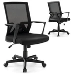 Ergonomic Desk Chair With Lumbar Support And Rocking Function-black New. Price: $100.47.