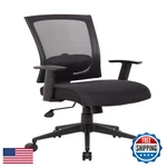 Boss Mesh Back Task Chair Black B6706-BK New. Price: $257.57.