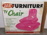 Vintage Intex Furniture Tv Chair 1998 New Open Box Hot Pink. Price: $58.45.