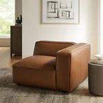 Auren Right Armchair In Coffee New. Price: $637.00.