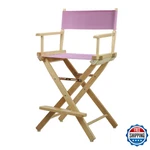 Casual Home 220-00/021-22 Director Chair, 24" Counter Height, Natural/pink New. Price: $125.35.