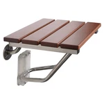 Costway Folding Bath Seat Bench Shower Chair Wall Mount Solid Wood Construction New. Price: $48.99.