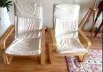 Ikea Poang Armchair - Beige, Good Condition 813.058.07 Used. Price: $84.90.