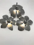 Candle Holder Holds Ikea 1616 Aluminum Used. Price: $65.00.
