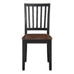 Steve Silver Joplin Solid Wood Two-tone Farmhouse Chair Walnut And Ebony New. Price: $167.70.