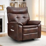 Canmov Power Recliner Chair, Genuine Leather Electric For Adults New. Price: $359.99.
