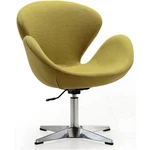 Manhattan Comfort Raspberry Fabric Height Adjustable Chair In Green New. Price: $418.33.