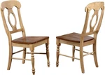 Sunset Trading Brook Napoleon Dining Chair Of 2 Open. Price: $389.00.