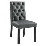Modway Duchess Button Tufted Vegan Leather Dining Chair Gray New. Price: $154.72.
