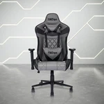 Techni Sport Ergonomic Gaming Chair Grey Adjustable Soft Lumbar Neck Pillows New. Price: $323.99.