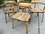 Set Of 4 Bauhaus W199 Dining Chairs By Walther Gropius & Ben Thompson For Thonet Used. Price: $7000.00.