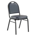 National Public Seating 9204-BT Stacking Chair, 9200 Series, Vinyl Blue New. Price: $93.00.