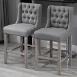 Dual 40" High Back Countertop Height Dining Stool Seat Accent Furniture Set New. Price: $168.99.