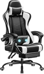 Homall Gaming Chair, Video Game With Footrest And Massage Lumbar Support New. Price: $220.00.