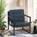 Colamy Modern Accent Chair Arm For Living Room Comfy Leather New. Price: $158.38.