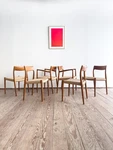 6 Danish Mid Century Design Chairs, Teak, Niels #57 #77, J.l. Mollers Gebraucht. Price: $5743.49.