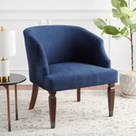 Safavieh Ibuki Accent Chair Navy New. Price: $301.99.