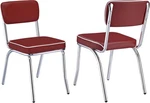 Coaster Home Furnishings Retro Set Of 2 Open Ba Dining Side Chairs Faux New. Price: $199.08.