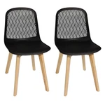 Km Legend Armless Modern Chairs Wood Legs For Living Bedroom New. Price: $142.51.