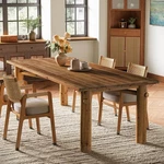 63'' Rectangular Solid Wood Dining Table Farmhouse Kitchen For 4-6 People New. Price: $227.99.